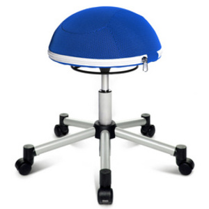 Topstar Tabouret fitness 'Sitness Half Ball', noir