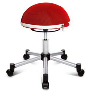 Topstar Tabouret fitness 'Sitness Half Ball', rouge