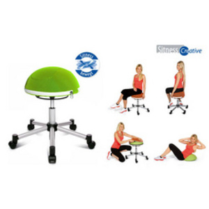 Topstar Tabouret fitness 'Sitness Half Ball', rouge