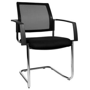 Topstar Chaise de bureau 'filet BtoB 20', gris clair