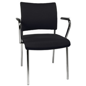 Topstar Chaise visiteur 'Visit 10 rembourré', anthracite