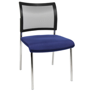 Topstar Chaise de bureau 'filet Visit 10', bleu