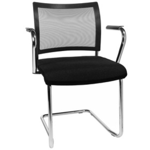 Topstar Chaise de bureau 'filet Visit 20', bleu