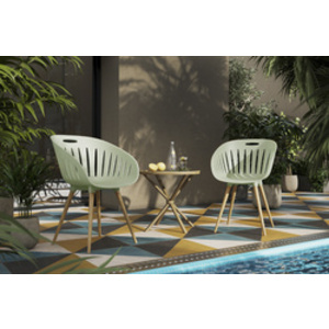 Topstar Chaise d'extérieur 'T2023', set de 2, jaune