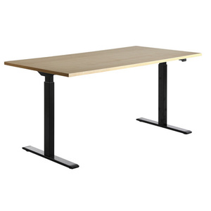 Topstar Bureau réglable en hauteur, (L)1.800 mm, noir/hêtre