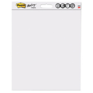 3M Post-it Bloc pour chevalet, 635 x 762 mm, blanc