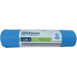 Secolan TRILINE Sac poubelle, bleu, 120 litres