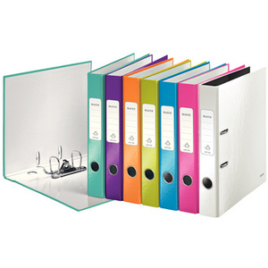 LEITZ Classeur WOW, 180 degrés, A4, 80 mm, assorti