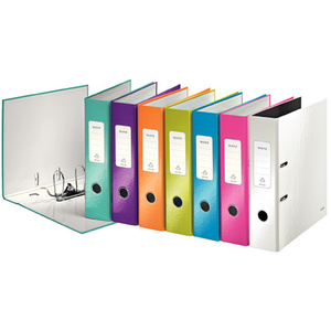LEITZ Classeur WOW, 180 degrés, A4, 80 mm, assorti
