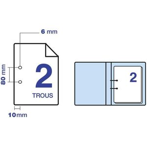 Clairefontaine Papier multifonction, A4, 2 perforations