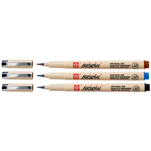 SAKURA Feutre pinceau PIGMA BRUSH, noir