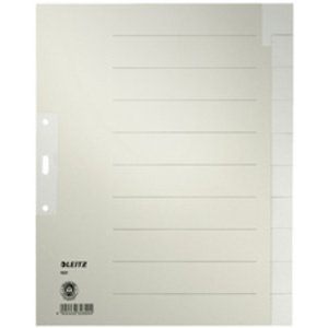 LEITZ Intercalaires en papier naturel, blanc, A4 extra-large