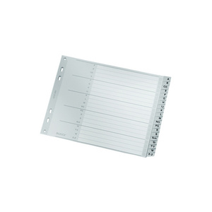 LEITZ Intercalaires en plastique, A-Z, format extra large