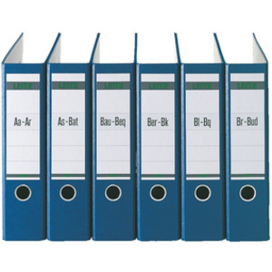 LEITZ Intercalaire en papier nature, A-Z, pour 24 claseurs,