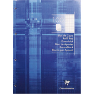 Clairefontaine Bloc de cours, A4, séyès, 200 pages
