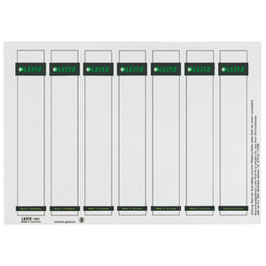 LEITZ Etiquette bristol pour dos de classeur, 31 x 190 mm