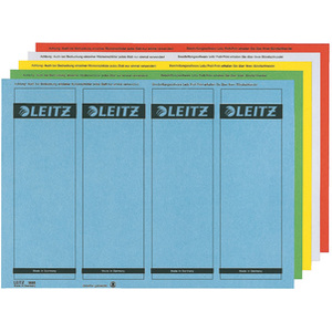 LEITZ Etiquette pour dos de classeur, 61 x 192 mm, rouge