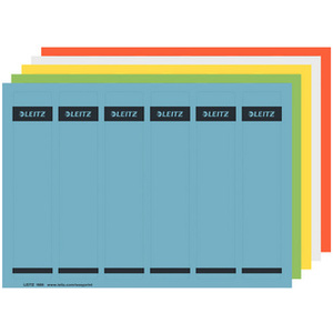 LEITZ Etiquette pour dos de classeur, 39 x 192 mm, gris