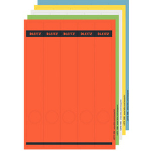 LEITZ Etiquette pour dos de classeur, 39 x 285 mm, rouge
