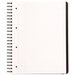 RHODIA Cahier à spirale 'Pro Book', A4+, ligné, noir