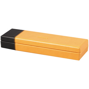 RHODIA Plumier, en similicuir, orange