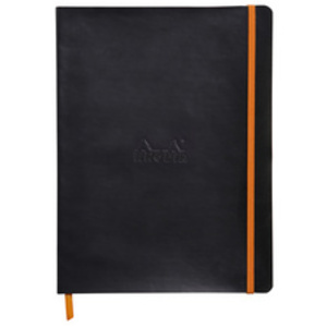 RHODIA Carnet souple RHODIARAMA, B5, ligné, noir