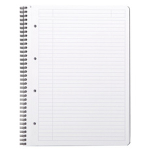 RHODIA Cahier à spirale GREENBOOK, A4+, quadrillé, noir