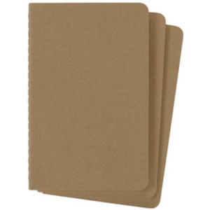 MOLESKINE Cahier, L/A5, uni, carton, marron