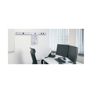 MAUL Barre murale magnétique 'design' longueur: 1 m, argent