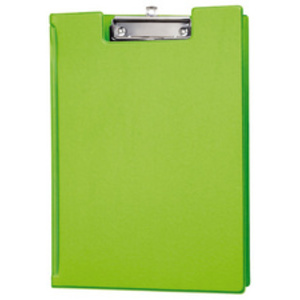 MAUL Porte-bloc à pince, plastifié, A4, jaune