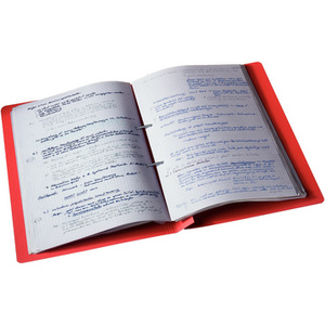 LEITZ Chemise à spirale, format A4, carton, rouge