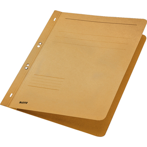 LEITZ Chemise à oeillet, A4, carte lustrée, chamois