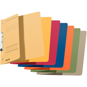 LEITZ Chemise à crochets, A4, carton manille, bleu