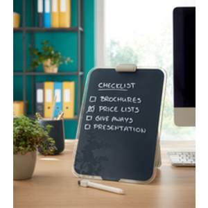 LEITZ Chevalet de bureau en verre Cosy, jaune