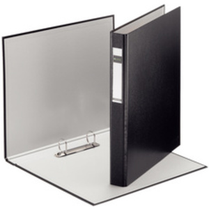 LEITZ Classeur à anneaux standard, A4+, noir, mécanisme à