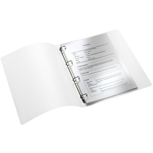 LEITZ Classeur à anneaux WOW, A4, PP, rose métallisé