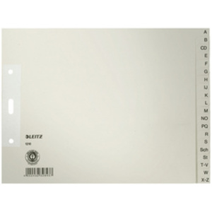 LEITZ Intercalaires en papier naturel, A-Z, A4 extra-large