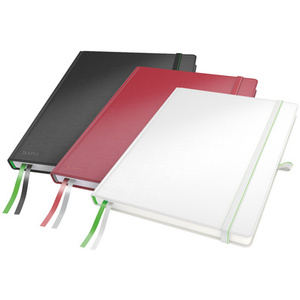 LEITZ Cahier de note Complete, A4, quadrillé 5x5, noir