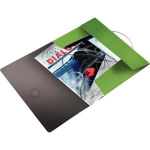 LEITZ Chemise à élastique Solid, A4, PP, vert clair