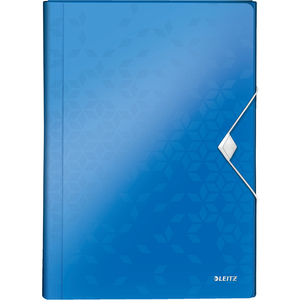 LEITZ Trieur ménager WOW, A4, PP, 6 compartiments, bleu