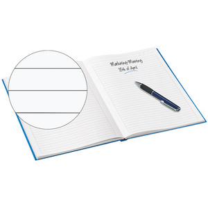 LEITZ Carnet WOW, format A4, quadrillé, bleu métallique