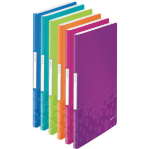 LEITZ Protège-documents WOW, A4, PP, 20 pochettes, bleu