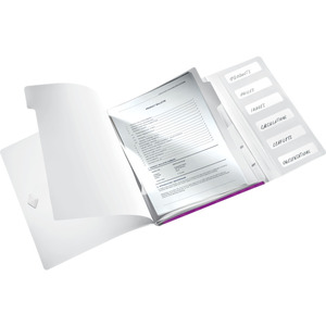 LEITZ Chemise de rangement WOW, A4, PP, violet