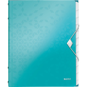 LEITZ Chemise de rangement WOW, A4, PP, bleu glacier - 56062