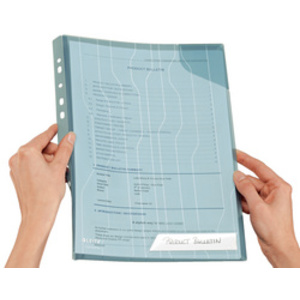 LEITZ Pochette CombiFile, A4, PP, 0,20 mm, bleu