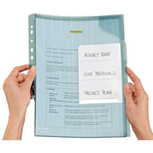 LEITZ chemise trieur CombiFile, A4, PP, bleu, 0,20 mm