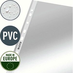 LEITZ pochette perforée Super Premium, format A4, PVC,