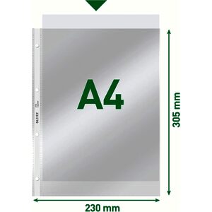 LEITZ pochette perforée Super Premium, format A4, PVC,