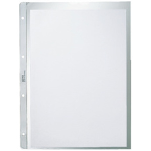 LEITZ Pochette perforée, A4, en PP, grainé, 0,12 mm,