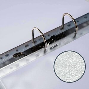 LEITZ pochette perforée, format A4, PP, grainé, 0,09 mm